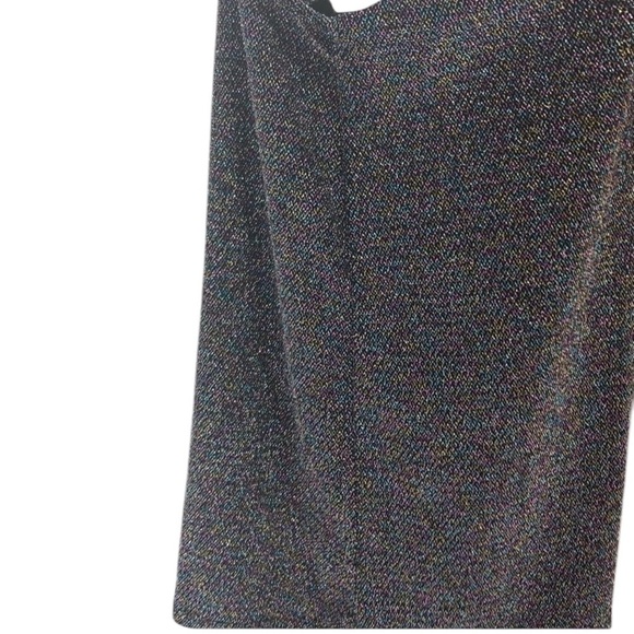 Express Multi Color Shimmer Twilight Sparkle Y2K V Neck Tank – SZ XS Camisole - Picture 10 of 13